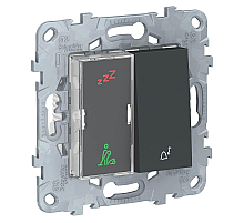 Дисплей гостиничного номера и кнопочный звонок Schneider Electric Unica New NU577754