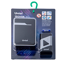 Беспроводной звонок Uniel UDB-016W-R1T1-38S-150M-BL/SL UL-00011372