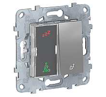 Дисплей гостиничного номера и кнопочный звонок Schneider Electric Unica New NU577730