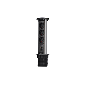 Блок розеток 105W (3 секции и 2 USB) Mebax 00-00001161