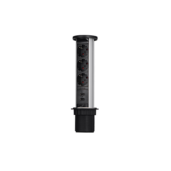 Блок розеток 105W (3 секции и 2 USB) Mebax 00-00001161
