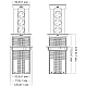 Блок розеток 17 (12 секций и USB type A+C) беспроводная зарядка Mebax 00-00002599