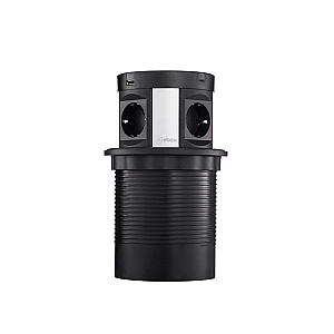 Блок розеток 107J (4 секции, 2 USB А + 2 USB С) Mebax 00-00001464