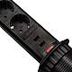 Блок розеток 105S (3 секции и 2 USB) Mebax 00-00000825