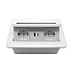 Блок розеток LK-DMS-742 (2 секции полуавтоматический 2 USB беспроводная зарядка) Mebax 00-00002869