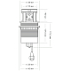 Блок розеток 107J (4 секции, 2 USB и RJ-45) Mebax 00-00001172