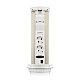 Блок розеток 12J (2 секции, USB type A+C + RJ45 + HDMI) беспроводная зарядка Mebax 00-00002598