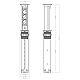 Блок розеток 105J (3 секции и 2 USB) Mebax 00-00000823