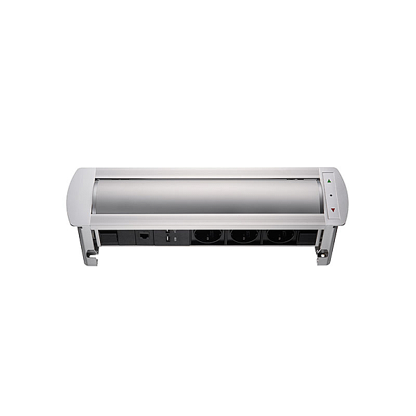 Блок розеток МХ-107 (3 секции, 2 USB и RJ-45) Mebax 00-00001185