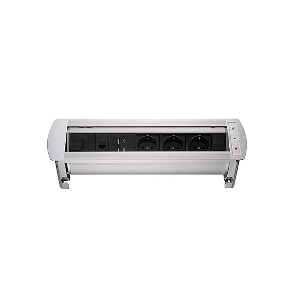 Блок розеток МХ-107 (3 секции, 2 USB и RJ-45) Mebax 00-00001185