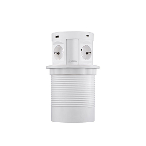 Блок розеток 107J (4 секции, 2 USB А + 2 USB С) Mebax 00-00001171