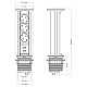 Блок розеток 105W (3 секции и 2 USB) Mebax 00-00001161