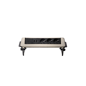 Блок розеток 47 (3 секции и 2 USB) Mebax 00-00001164