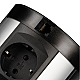 Блок розеток 107J (4 секции, 2 USB и RJ-45) Mebax 00-00001466