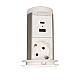 Блок розеток 105P (1 секция USB type A+C беспроводная зарядка) Mebax 00-00002867