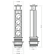 Блок розеток 105S Mebax 00-00001169