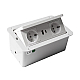 Блок розеток LK-DMS-742 (2 секции полуавтоматический 2 USB беспроводная зарядка) Mebax 00-00002869
