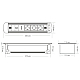 Блок розеток МХ-107 (3 секции, 2 USB и RJ-45) Mebax 00-00001185