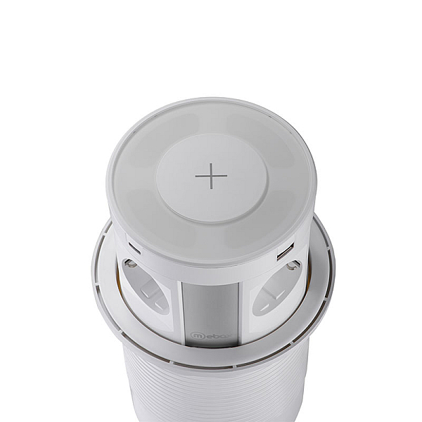Блок розеток 107J (4 секции, 2 USB А + 2 USB С) Mebax 00-00001171
