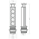 Блок розеток 105S Mebax 00-00001168