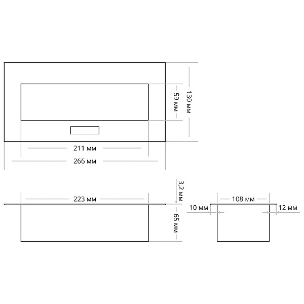 Блок розеток MX-226 (2 секции и 2 USB) Mebax 00-00001338