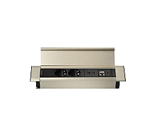 Блок розеток 41P (2 секции, USB + type C + RJ45 + HDMI) Mebax 00-00002595