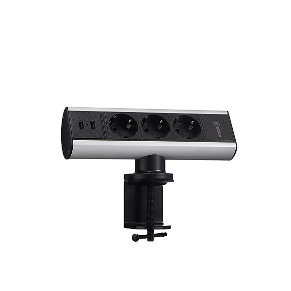 Блок розеток 102 (3 секции и 2 USB) Mebax 00-00001175
