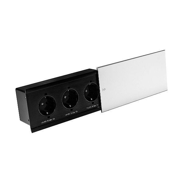 Блок розеток JX (Slide Top) (3 секции с кабелем питания Mebax 00-00002886