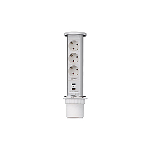 Блок розеток 105W (3 секции и 2 USB) Mebax 00-00001162