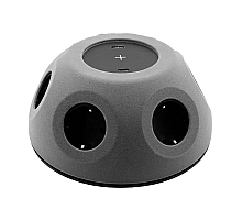 Блок розеток 13B (6 секций USB type A+C беспроводная зарядка) Mebax 00-00002866