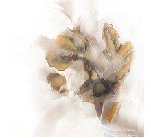 Холст Песня поющего цветка Garda Decor 89VOR-AQUARELLE6