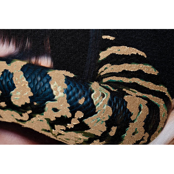 Холст Девушка со змеей Garda Decor 89VOR-GIRL/SNAKE-1