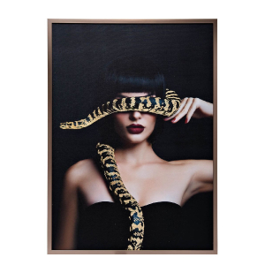 Холст Девушка со змеей Garda Decor 89VOR-GIRL/SNAKE-1