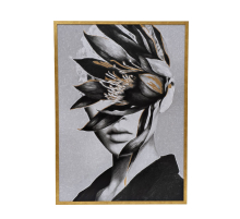 Холст Девушка с цветами-1 Garda Decor 89VOR-GIRL FLOWER-1