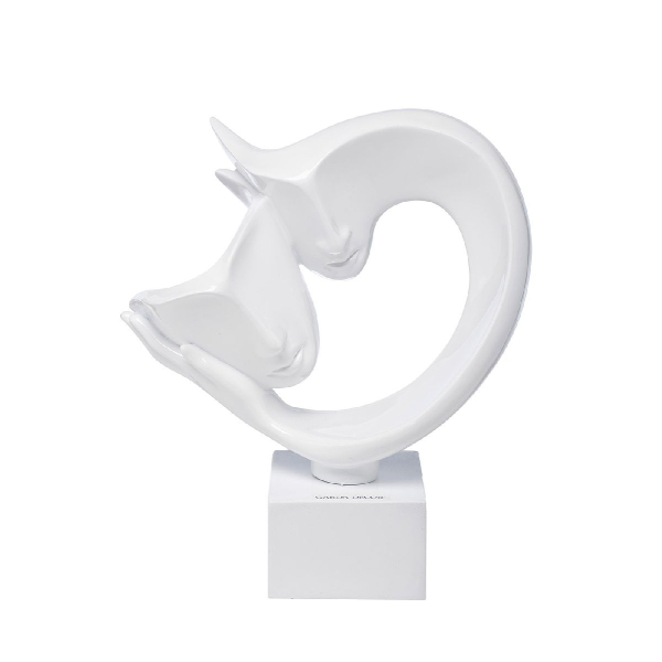 Статуэтка Объятия. Абстракция Garda Decor D3013WH