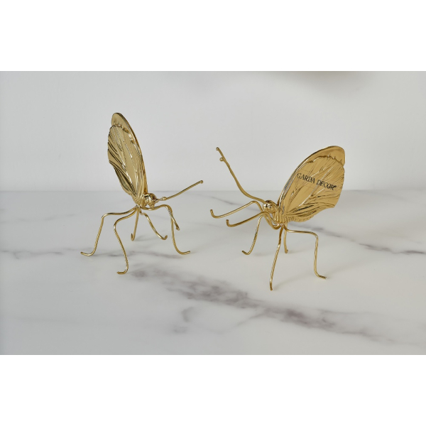 Статуэтка Бабочка золотая-1 Garda Decor 55RD3437S