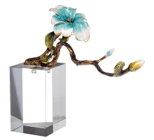 Статуэтка Ветви с голубым цветком Garda Decor 55RD4374