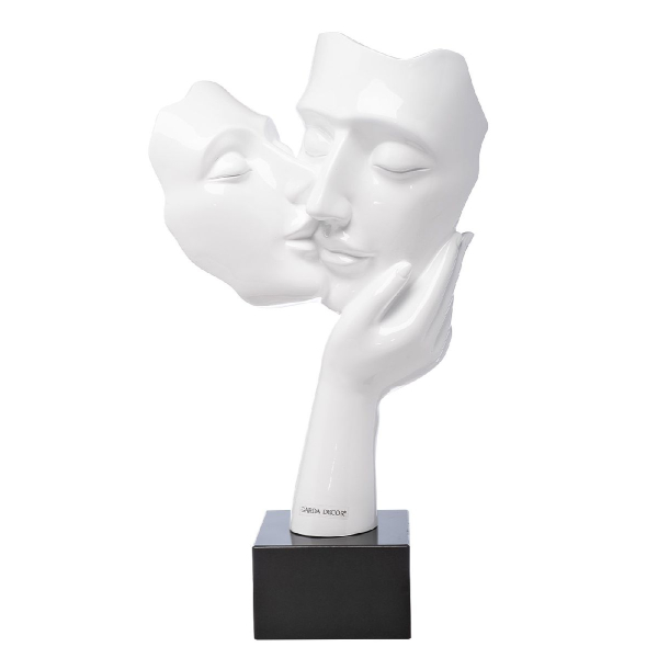 Статуэтка Поцелуй Garda Decor D5128WH