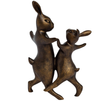 Статуэтка Танцующие кролики Garda Decor D1831