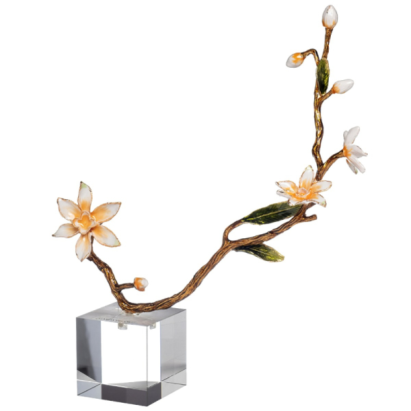 Статуэтка Ветви с розовыми цветами Garda Decor 55RD4373