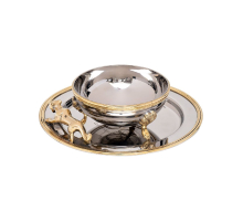 Чаша декоративная с подносом Garda Decor 95IM-74SS