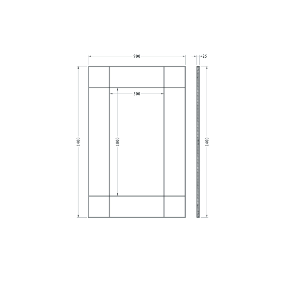 Зеркало Garda Decor KFG048