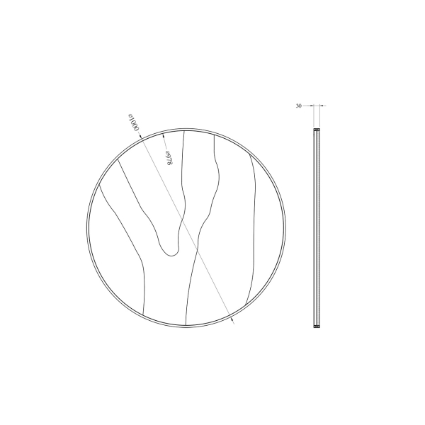 Зеркало Garda Decor KFG208