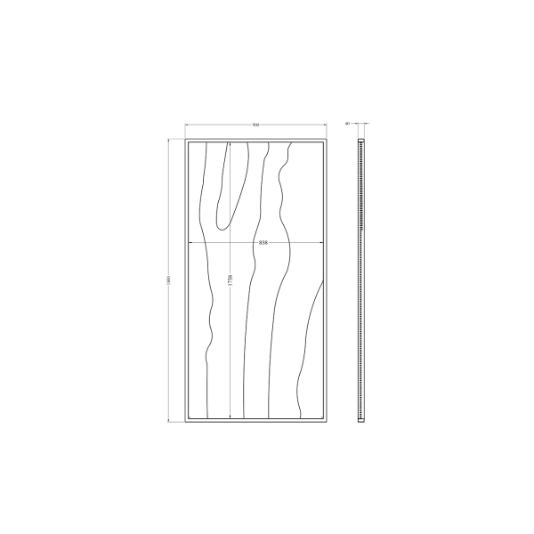 Зеркало Garda Decor KFG207