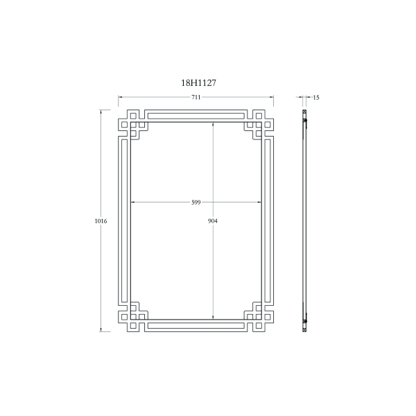 Зеркало Garda Decor KFE1270