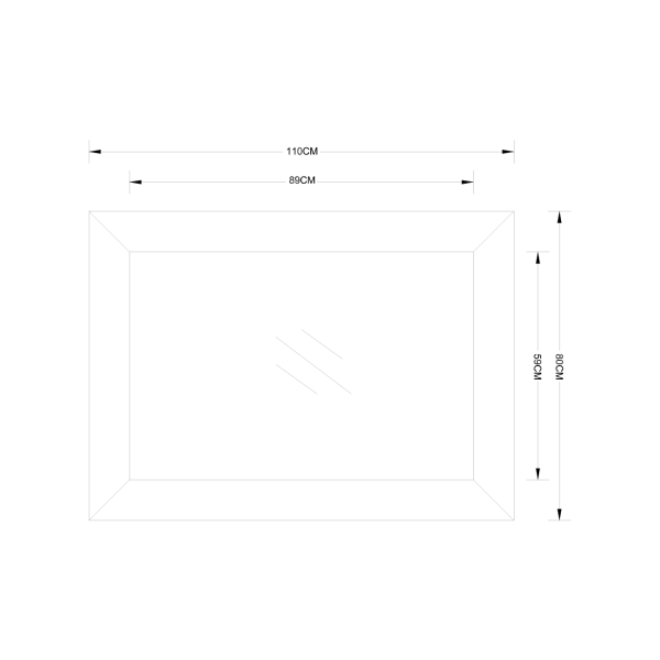 Зеркало Garda Decor 19-OA-8151