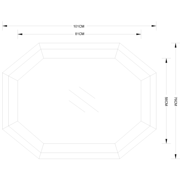 Зеркало Garda Decor 19-OA-8171