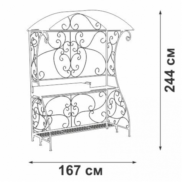 Мангал Vitaluce V7439/1 Мангал Vitaluce V7439/1