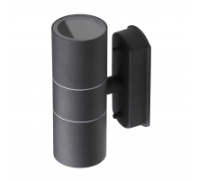 Уличный настенный светильник ЭРА Design WL28 BK Б0034634