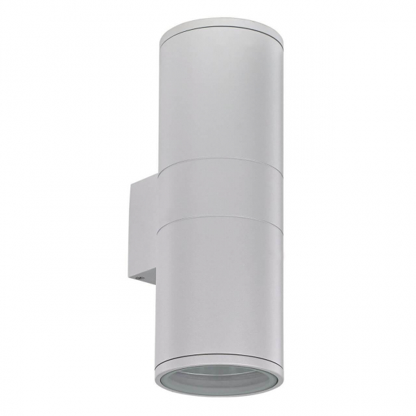 Уличный настенный светильник Ideal Lux Gun AP2 Big Bianco 092300 Уличный настенный светильник Ideal Lux Gun AP2 Big Bianco 092300